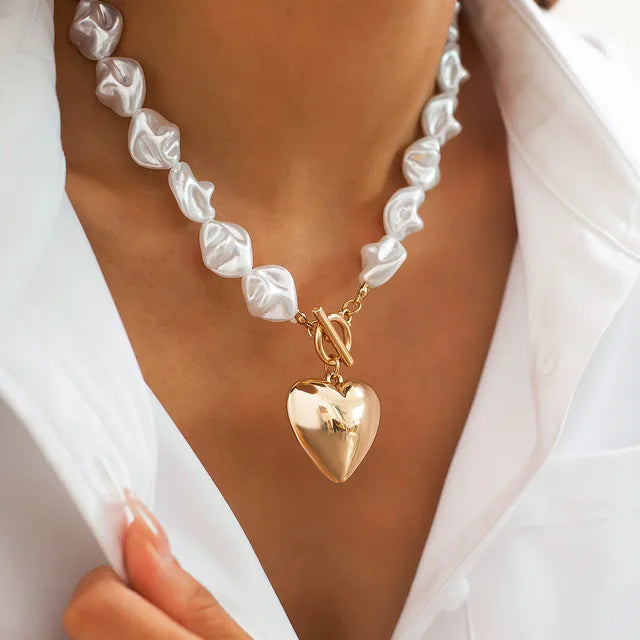 Moonlit Heart Necklace