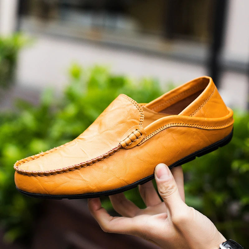 Men's Positano Italian Handmade Leather Loafers
