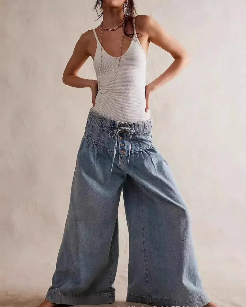 Prairie Pleat Jeans