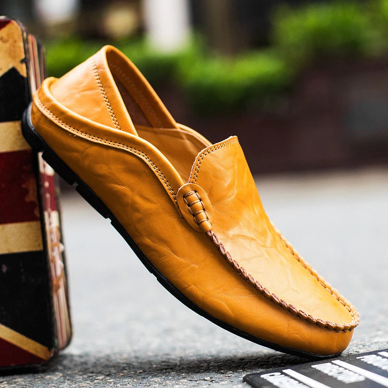 Men's Positano Italian Handmade Leather Loafers