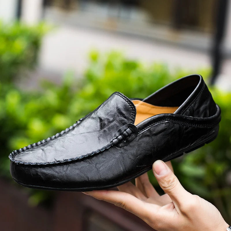 Men's Positano Italian Handmade Leather Loafers