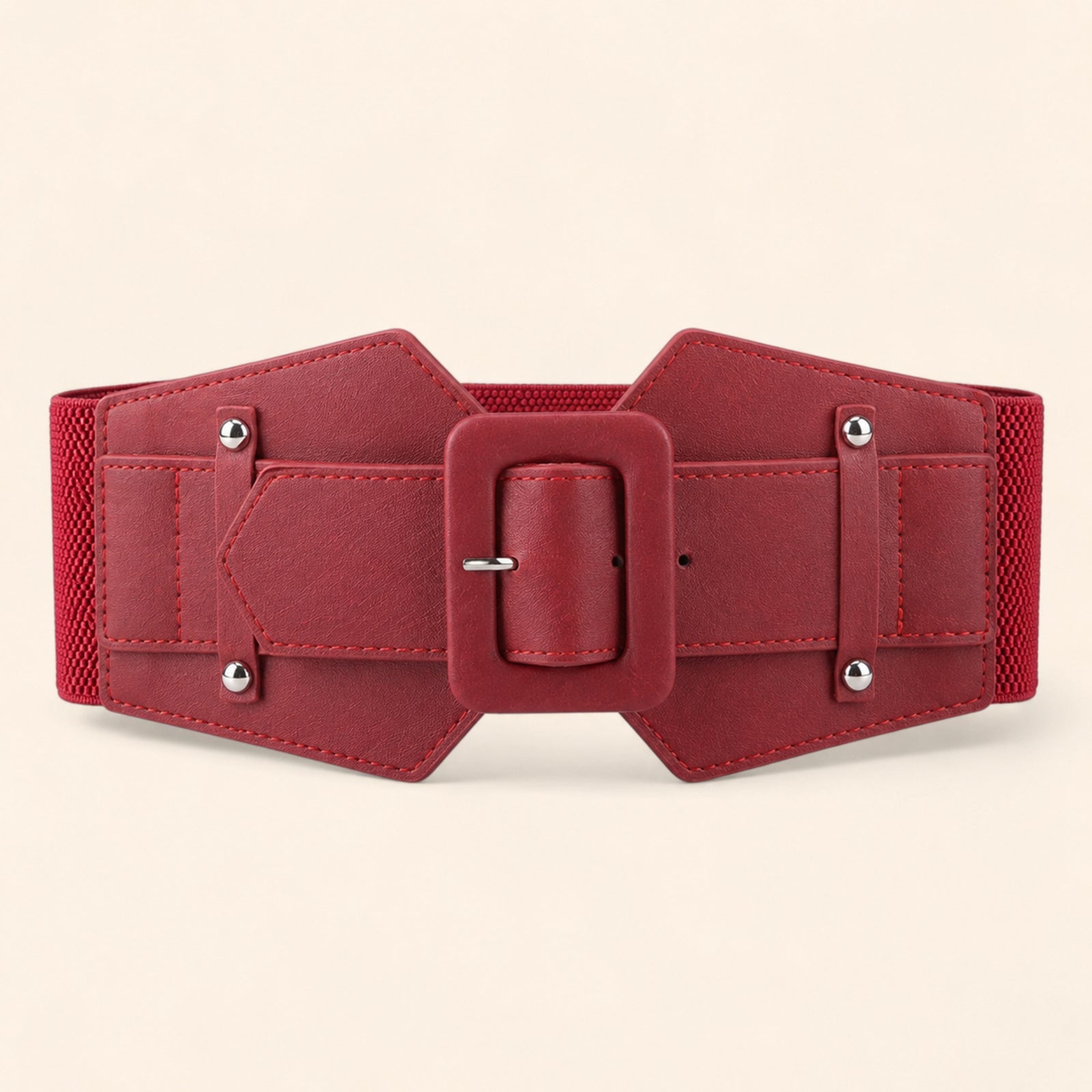 Burgundy Vale Cinch Belt