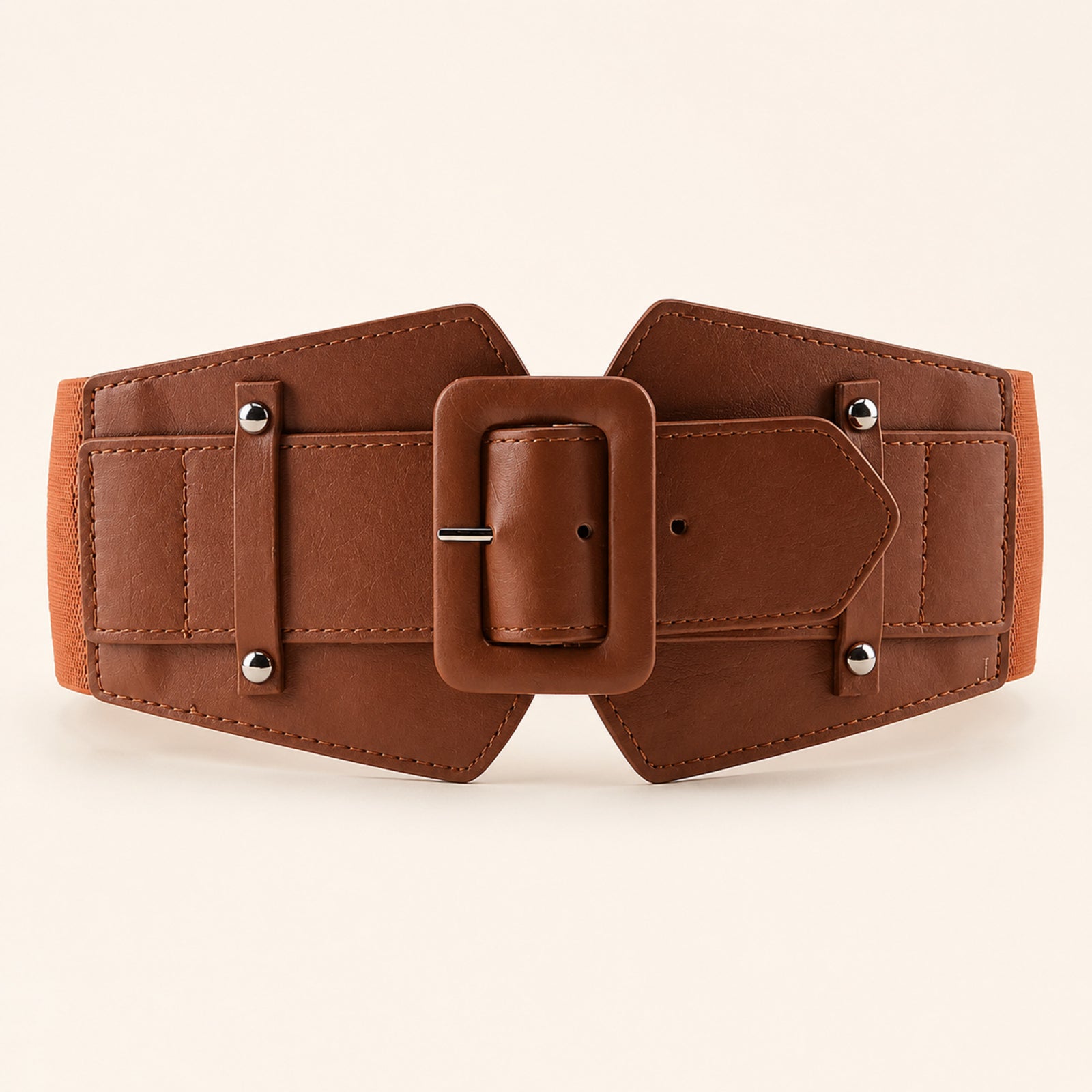 Cognac Vale Cinch Belt