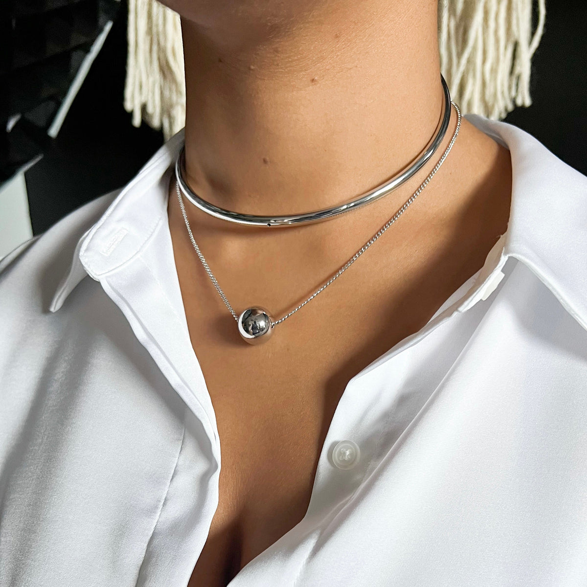 Lustrous Layered Necklace