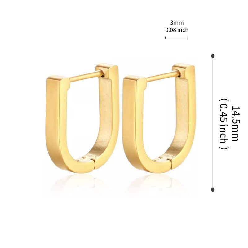 Square Hoop Earrings