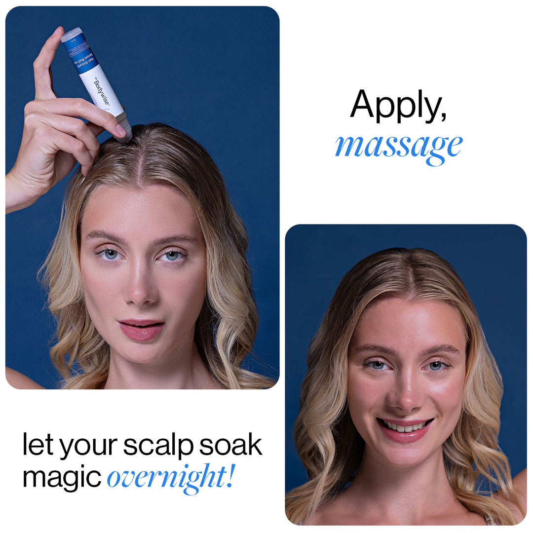 BodyWise Hair Growth Serum Roll-On (#1 Best Seller)