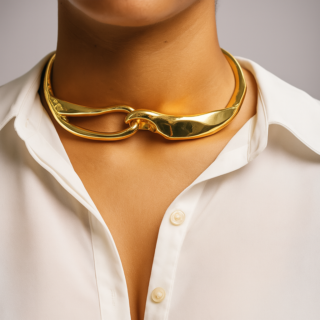 Fluid Charm Necklace