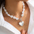 Moonlit Heart Necklace