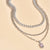 Pink Gemstone Drapery Necklace