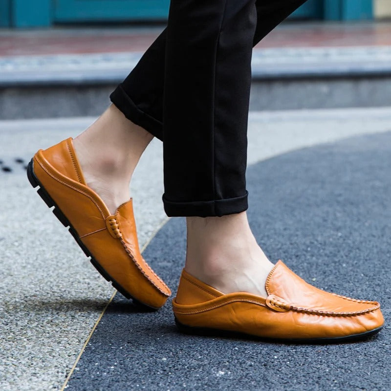 Men's Positano Italian Handmade Leather Loafers