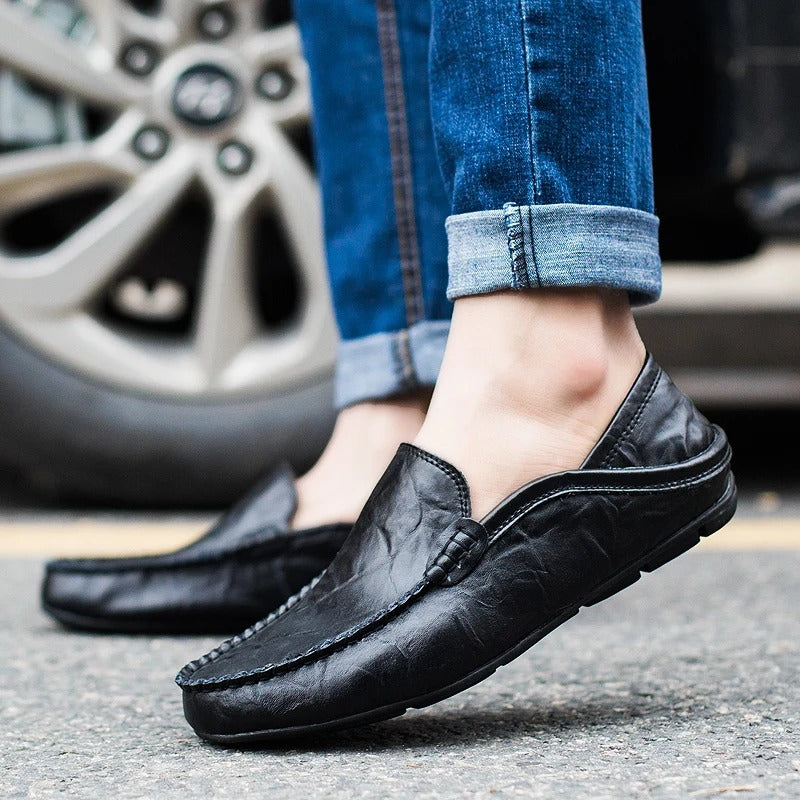 Men's Positano Italian Handmade Leather Loafers