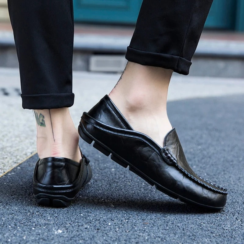 Men's Positano Italian Handmade Leather Loafers