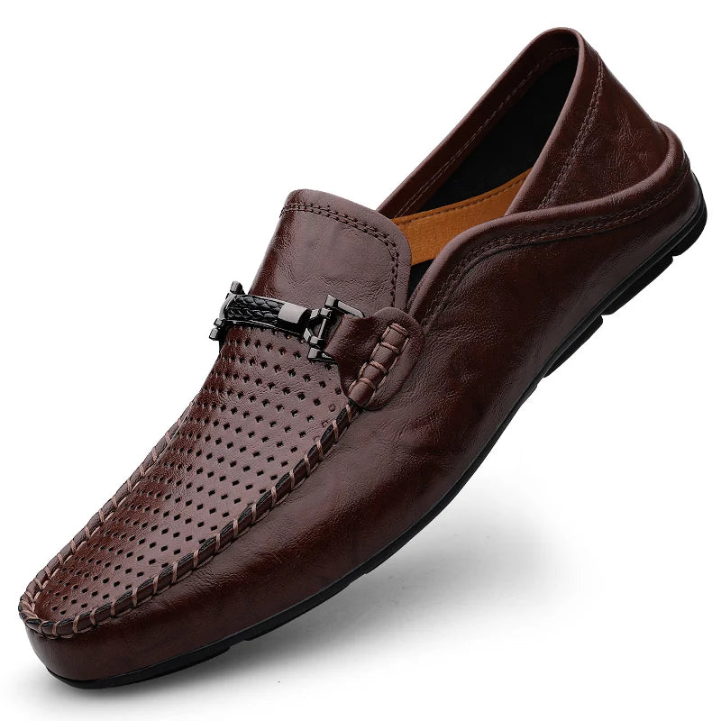 Genuine Leather Riviera Moc Loafers