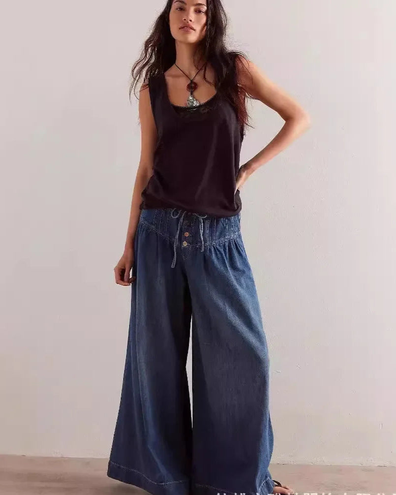 Prairie Pleat Jeans