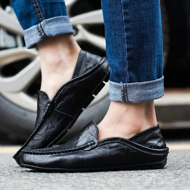 Women's Positano Italian Handmade Leather Loafers