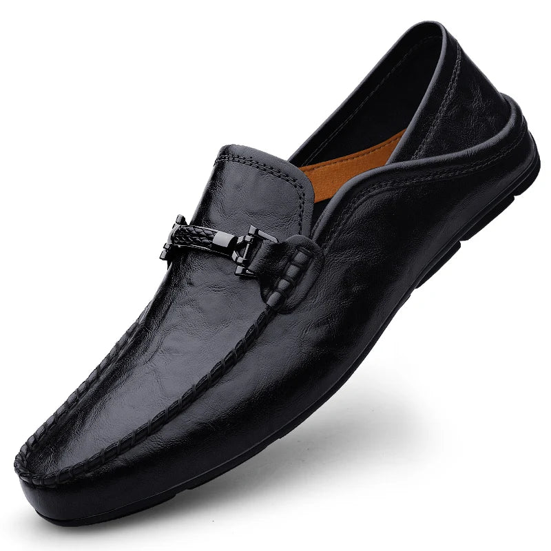 Genuine Leather Riviera Moc Loafers