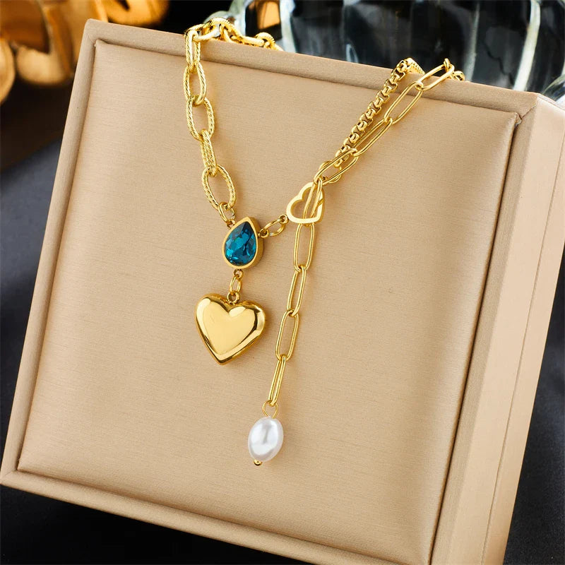 Blue Drop Bliss Necklace
