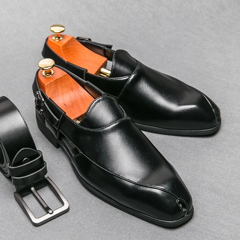Genuine Leather Portofino Slingback Loafers