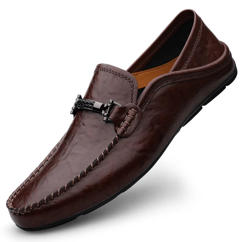Genuine Leather Riviera Moc Loafers