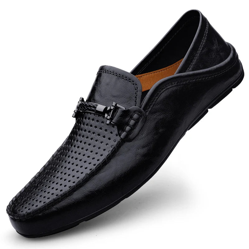 Genuine Leather Riviera Moc Loafers