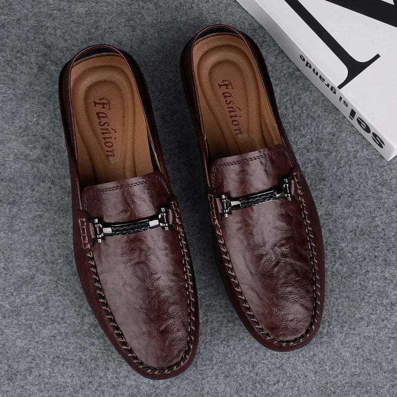 Genuine Leather Riviera Moc Loafers