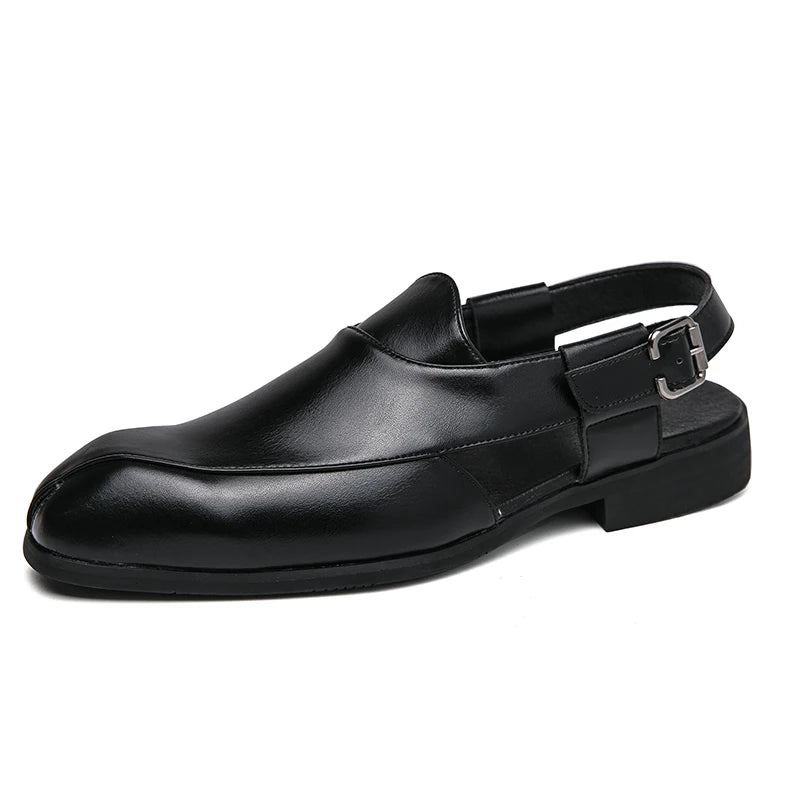 Genuine Leather Portofino Slingback Loafers