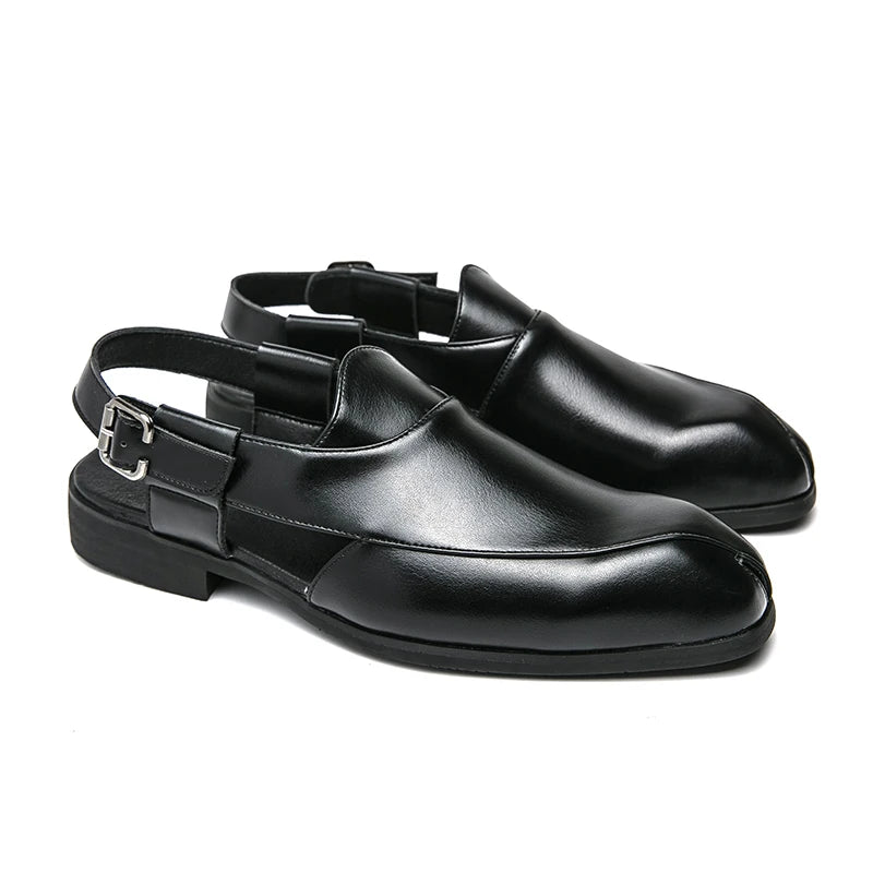 Genuine Leather Portofino Slingback Loafers