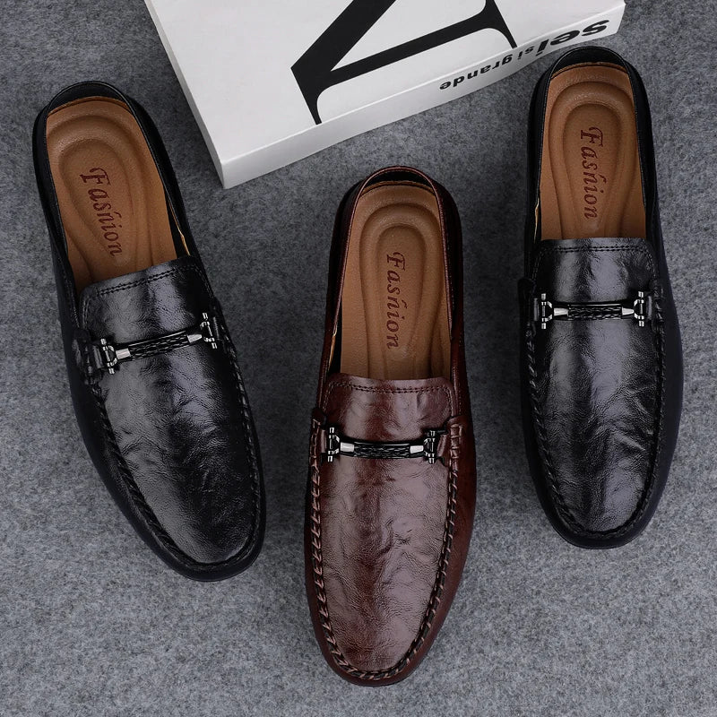Genuine Leather Riviera Moc Loafers