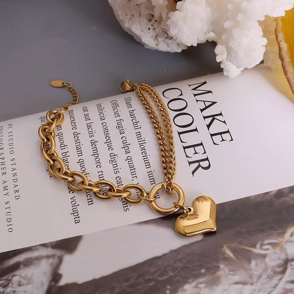 Aliyah Heart Bracelet