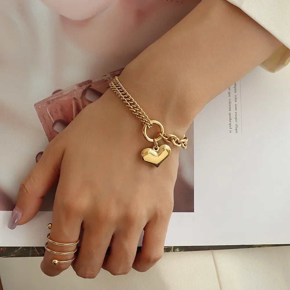 Aliyah Heart Bracelet