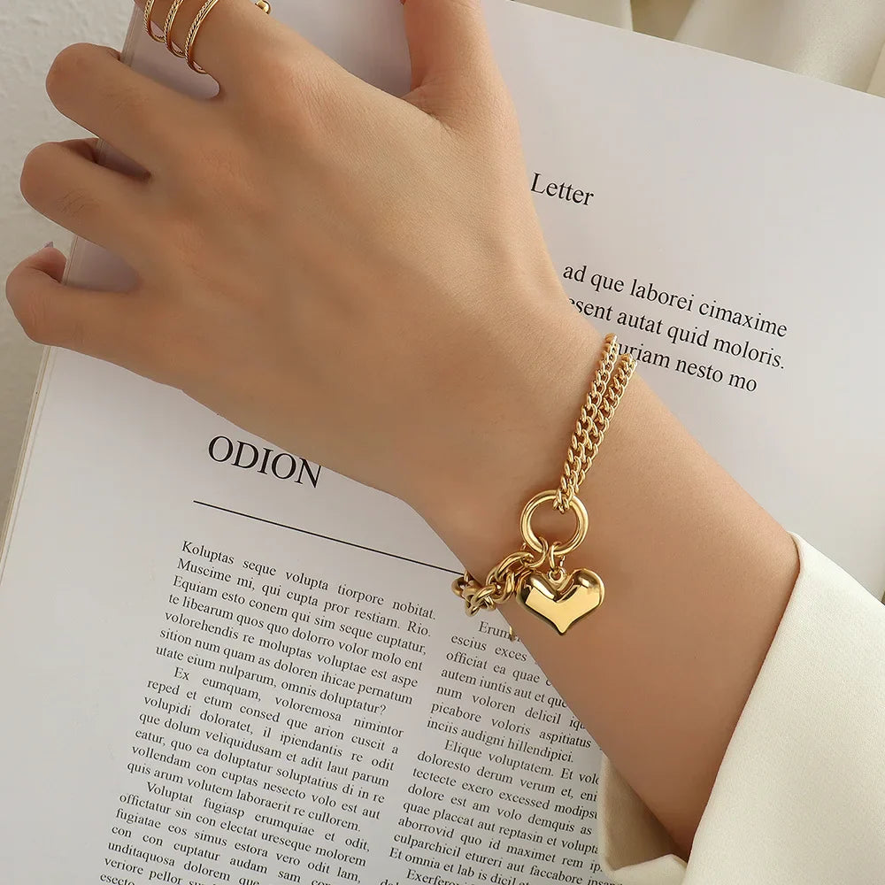Aliyah Heart Bracelet