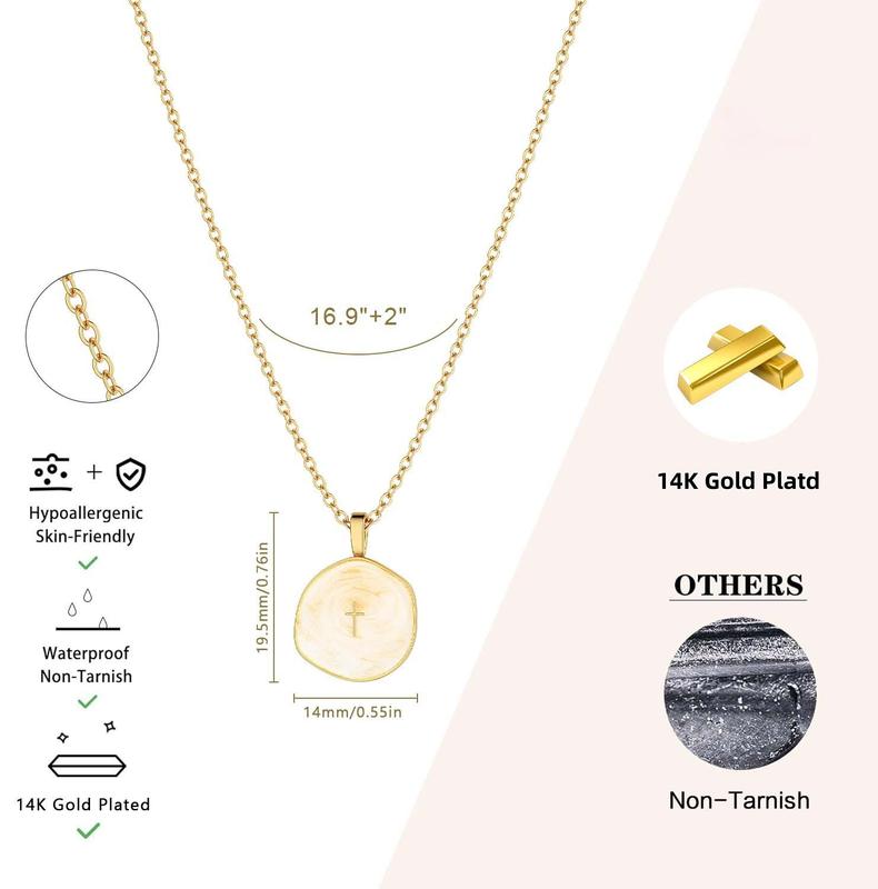 Reverie Pearl Cross Necklace