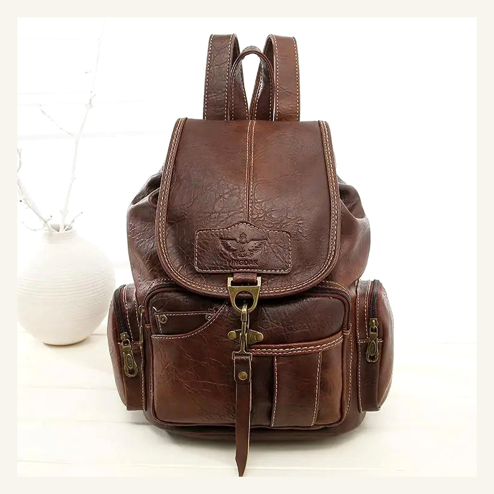 Nomad Pocket Backpack — Brown variant view