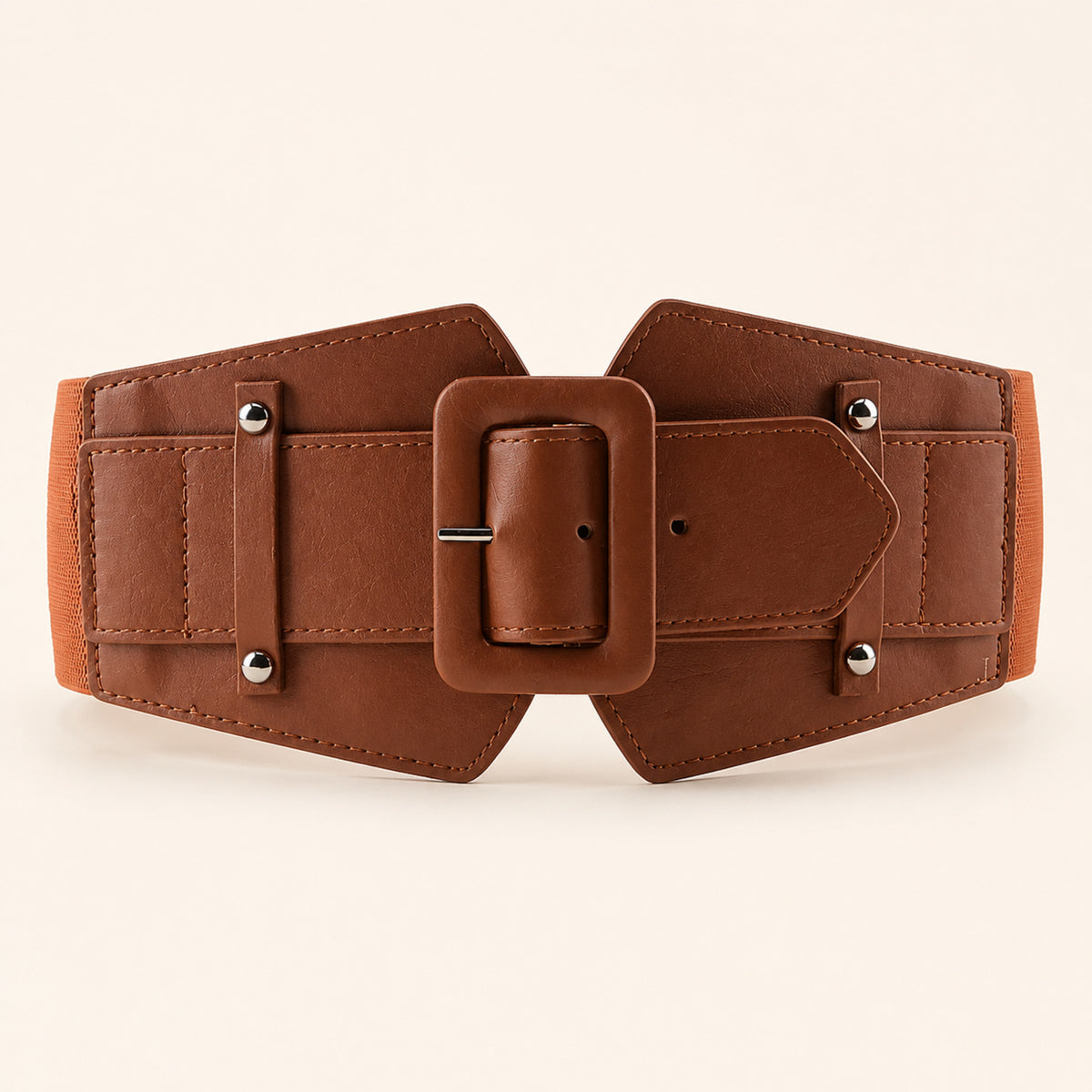 Cognac Vale Cinch Belt